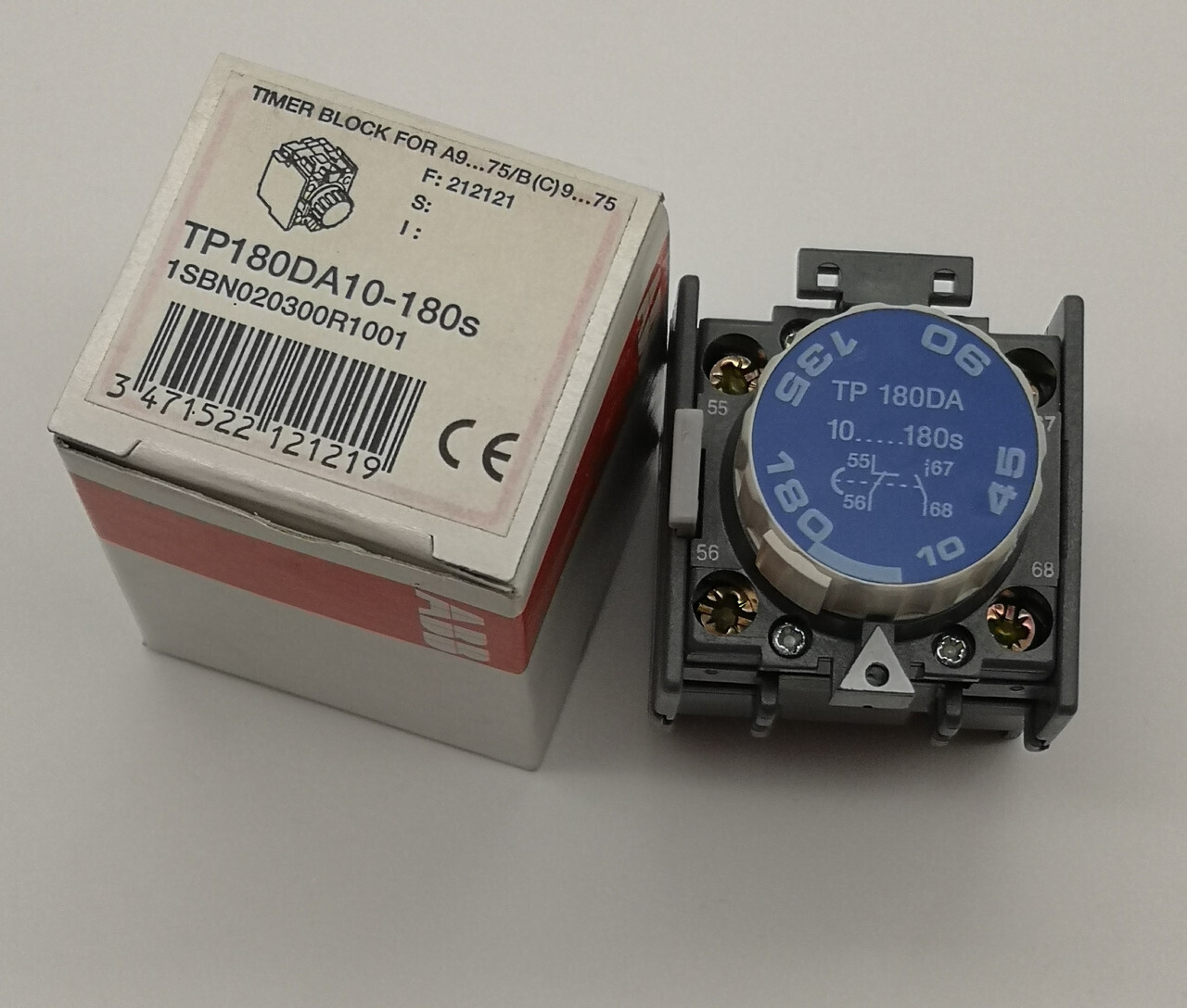 Пневматич. приставка для контактора ABB TP 180DA 1SBN020300R1001 с временной задержкой на включ.10-180с(для А9-А75)