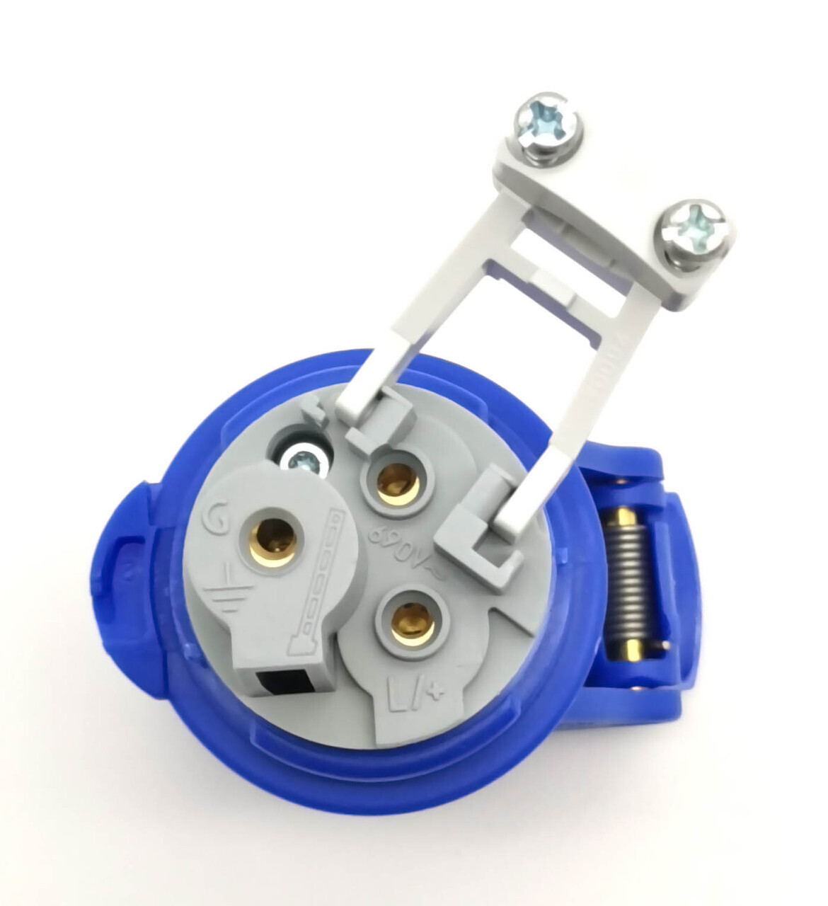 Розетка для монтажа на кабель 16A, 2P+E, IP44, 220В ABB CEW 216 C6  2CMA193521R1000