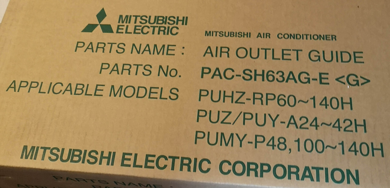 Панель защиты от ветра наружного блока Mitsubishi Electric PAC-SH63AG-E