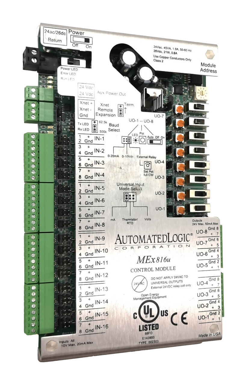 Модуль ввода-вывода AutomatedLogic MEx816u
