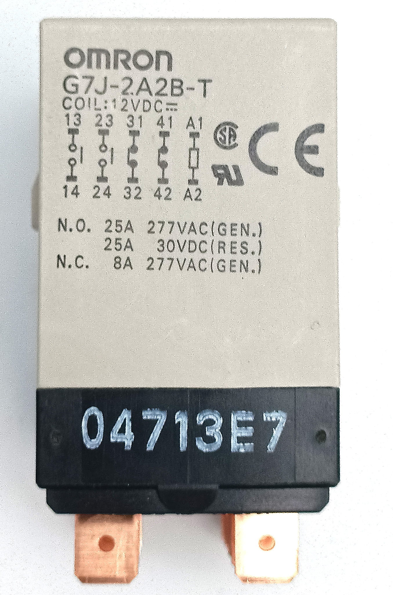 Реле Omron G7J-2.A2B-T (Yale 582026571) 25a, 12v