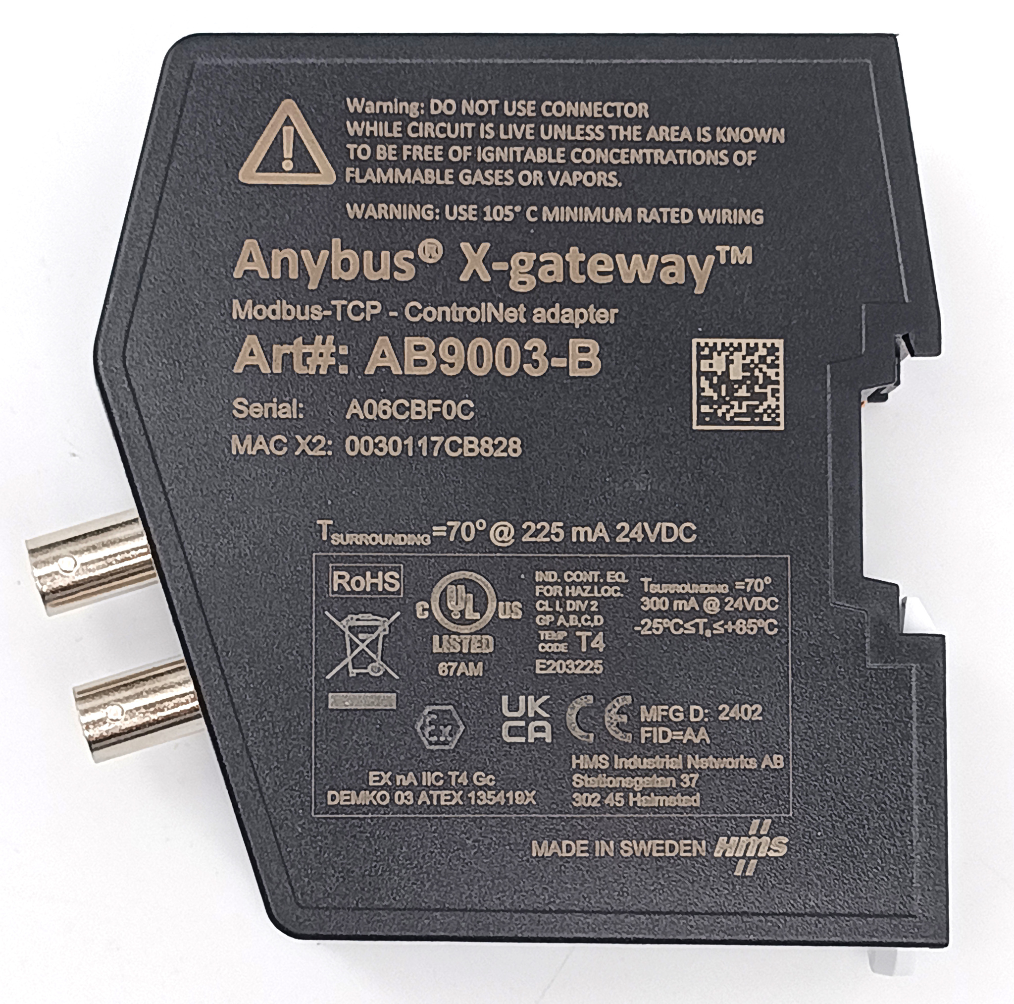 Сетевой шлюз Anybus-Com HMS AB9003-B X-gateway