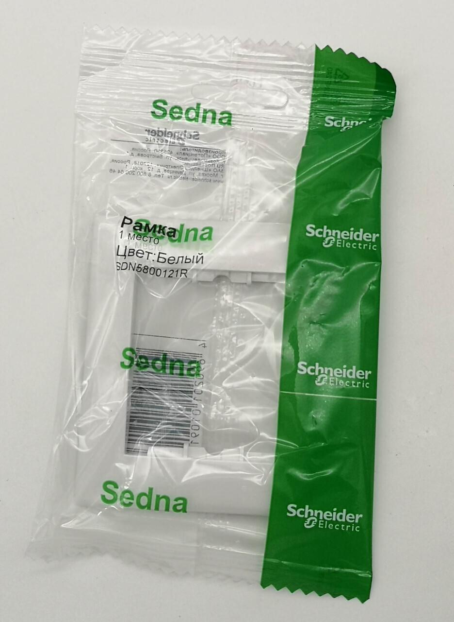 Рамка Одиночная, Бел. Sdn5800121 Schneider Electric