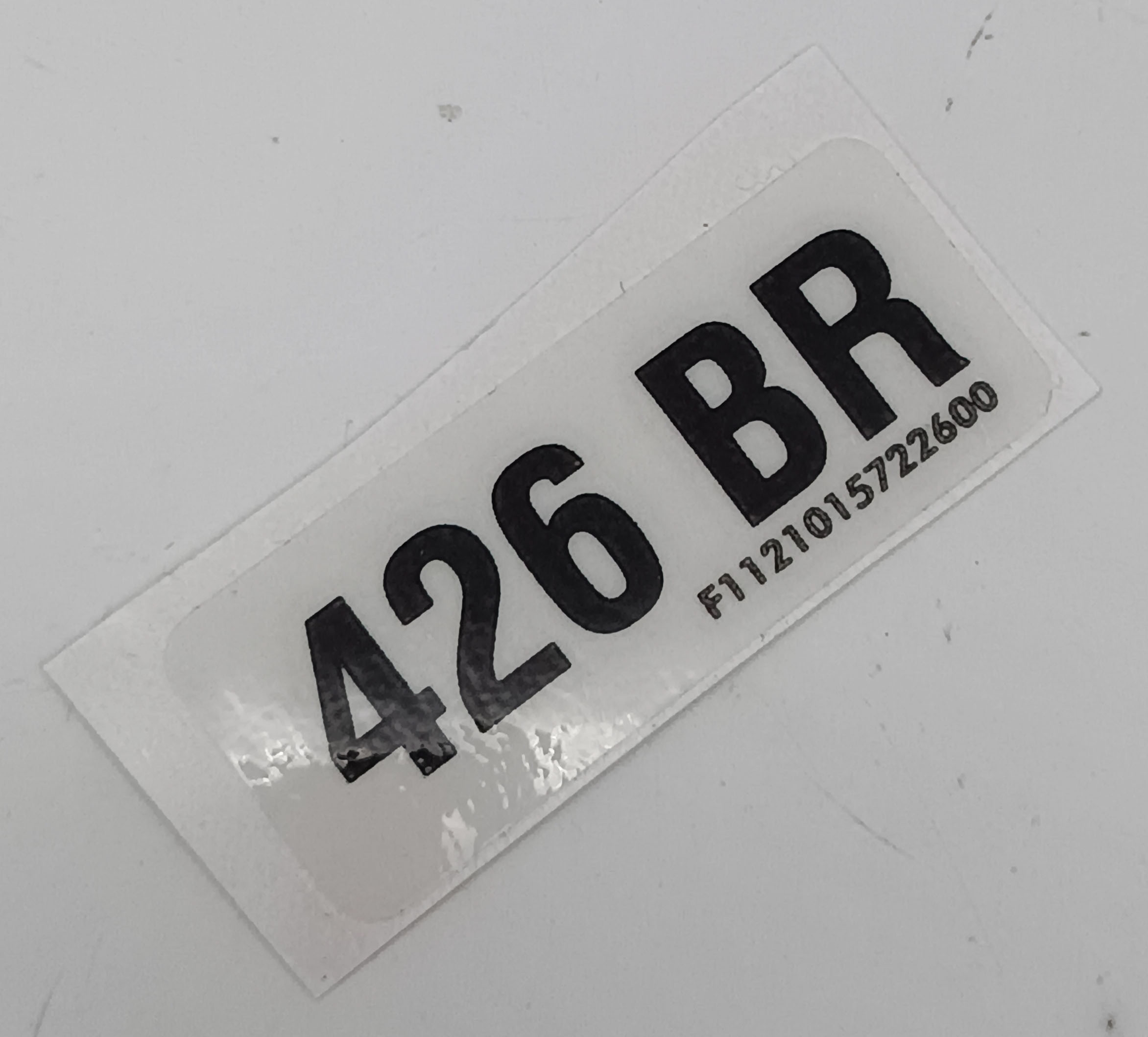Плакард F1121015722600