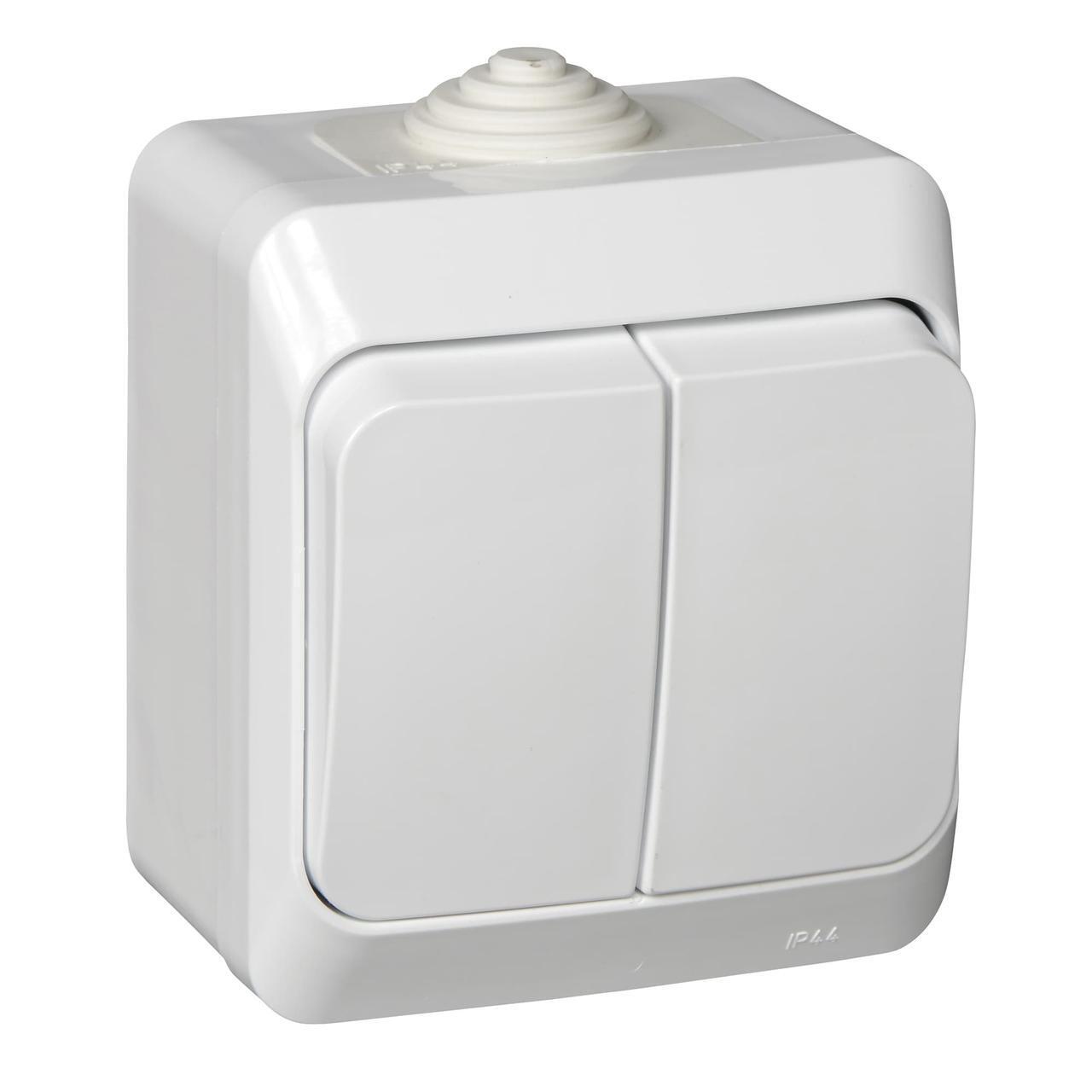 Двухклавишный Выключатель Ip44 ( Сх. 5) Ba10-042B Schneider Electric