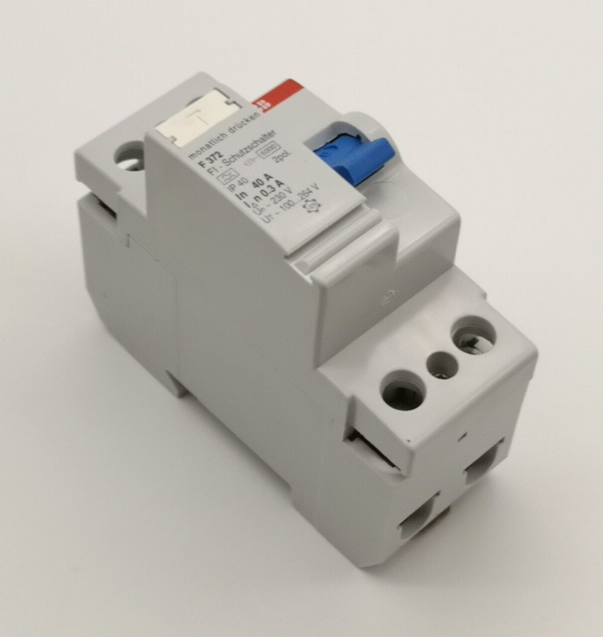 УЗО 2-полюсный 40А, ток утечки - 300мА ABB F372/40/03 сн GHF3720001R4550