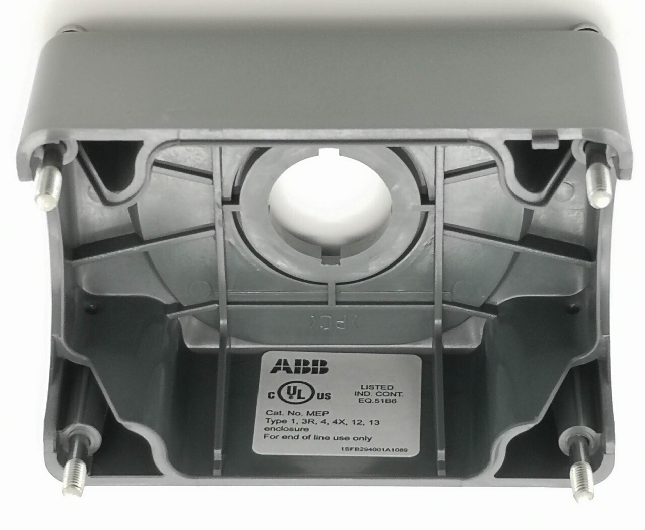 Корпус кнопочного поста на 1 элемент пластиковый ABB MEP1-0, 1SFA611811R1000