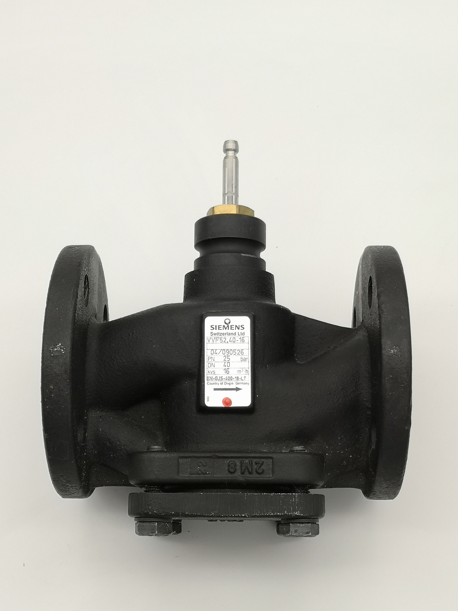 Клапан двухходовой фланцевый SIEMENS Dn40 Ду40 VVF52.40-16 PN25