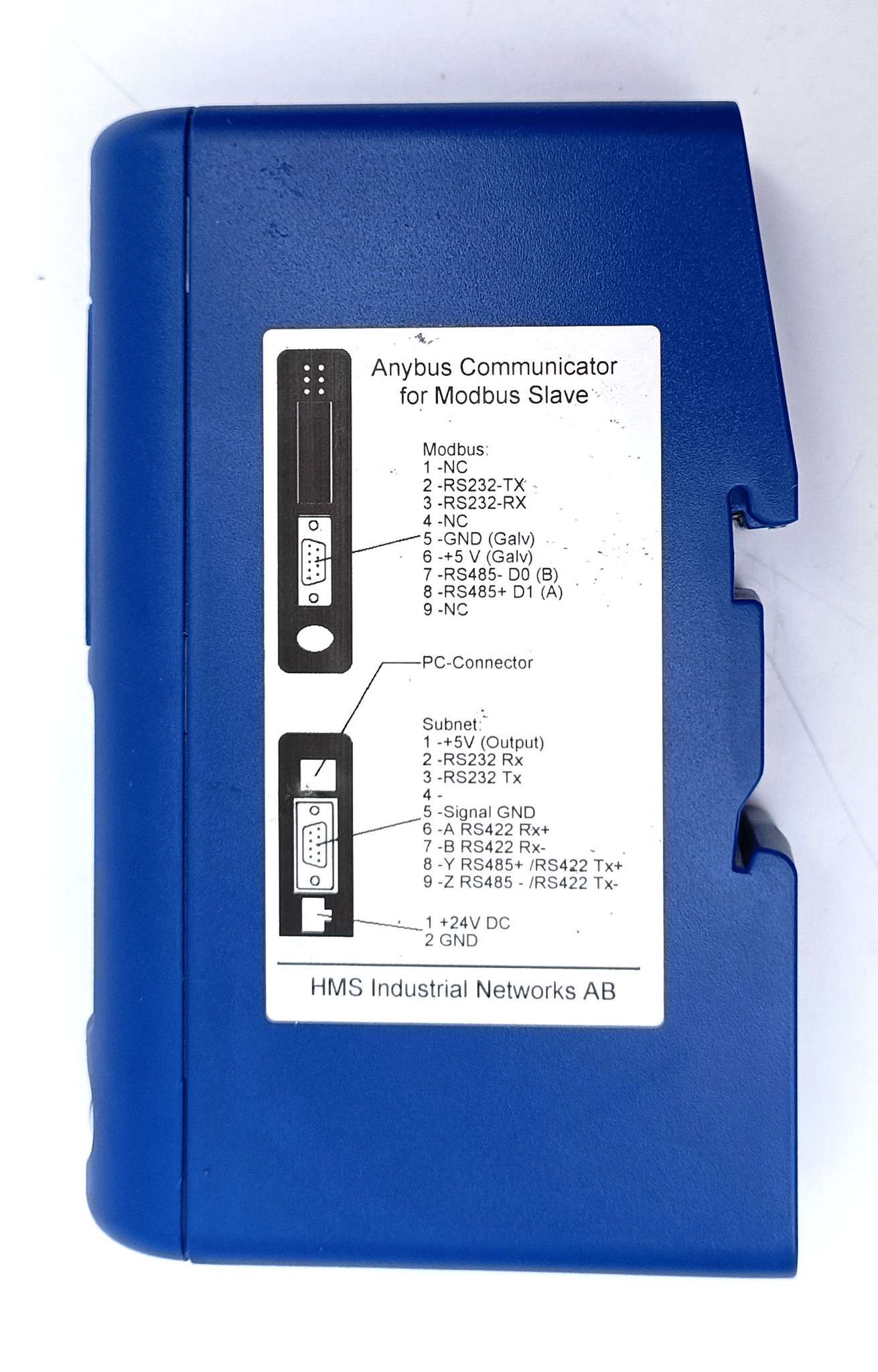 Преобразователь интерфейсов Anybus-Com HMS AB7010-B Modbus-RTU Slave