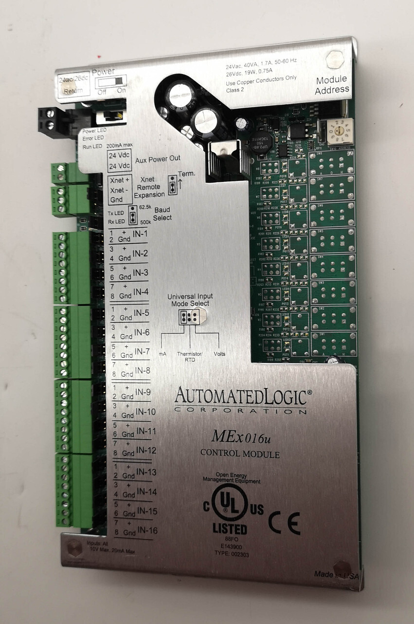 Модуль ввода-вывода AutomatedLogic MEx016u