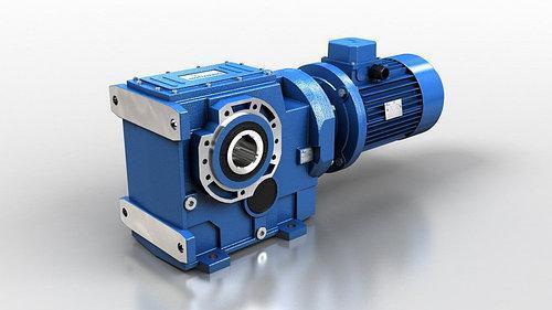 Мотор редуктор коническо-цилиндрический ROSSI MR CI 100 UO3A 313 B3 с электродвигателем HBZ 00LA4 B5 2.2 кВт