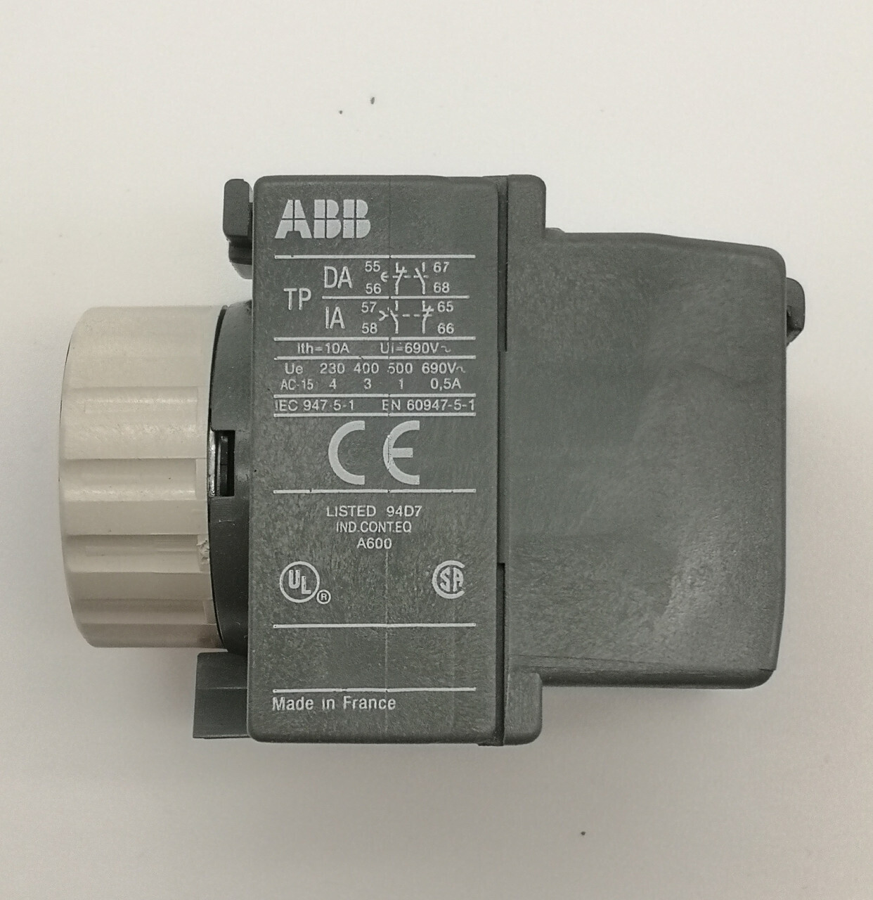 Пневматич. приставка для контактора ABB TP 180DA 1SBN020300R1001 с временной задержкой на включ.10-180с(для А9-А75)