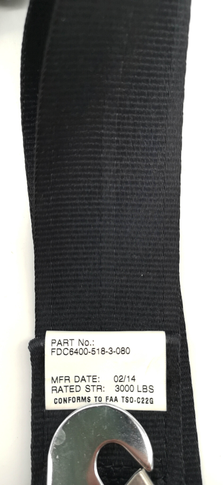 Lap belt assembly  FDC6400-518-3-080
