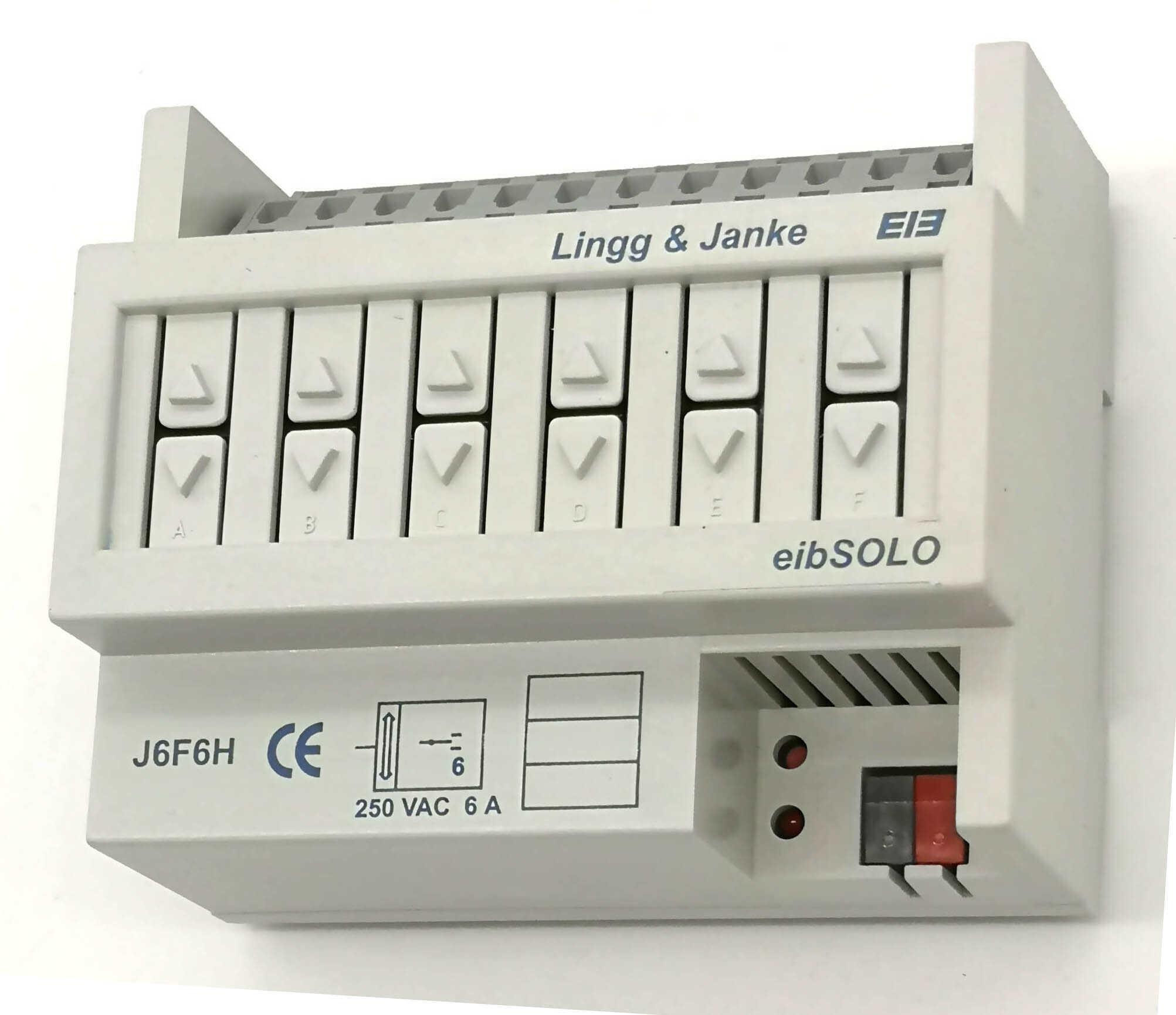 Модуль управления жалюзи KNX, LINGG-JANKE J6F6H 89401