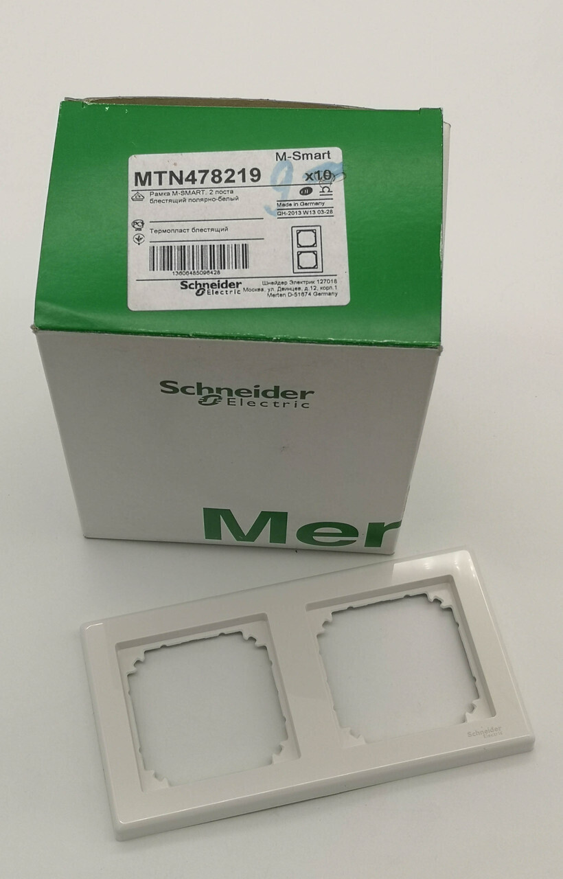 Рамка Х2, Белый Mtn478219 Schneider Electric