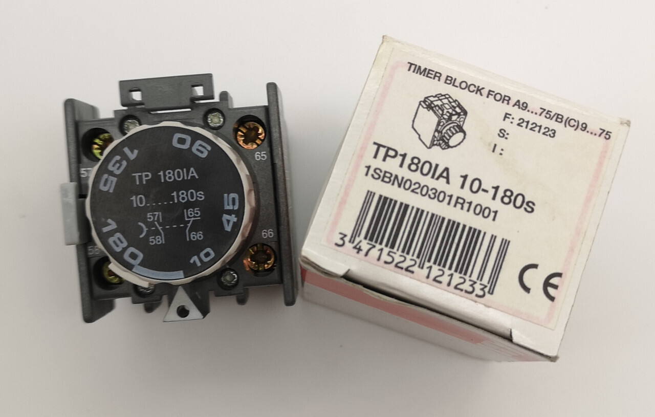 Пневматич. приставка для контактора ABB TP 180 IA 1SBN020301R1001 с временной зад. на отключ.10-180с(для А9-А75)