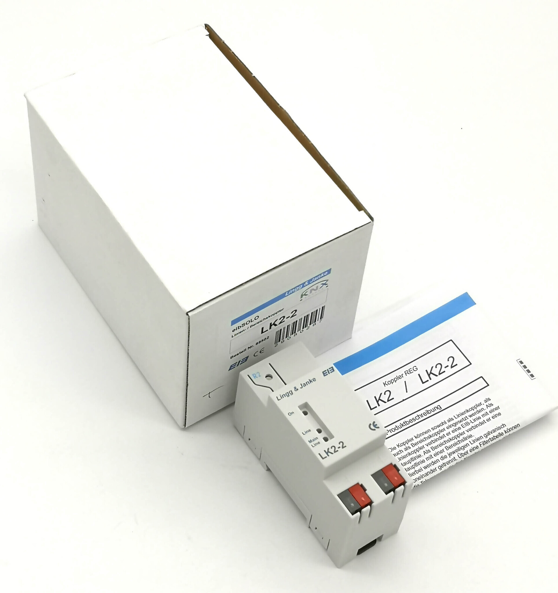 Cоединитель KNX, LINGG-JANKE LK2-2 88502