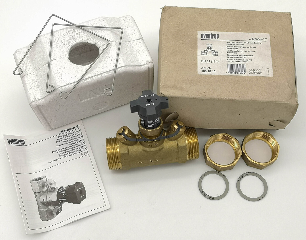Вентиль OVENTROP 1061810 DN32 Ду32 регулирующий "Hycocon V"