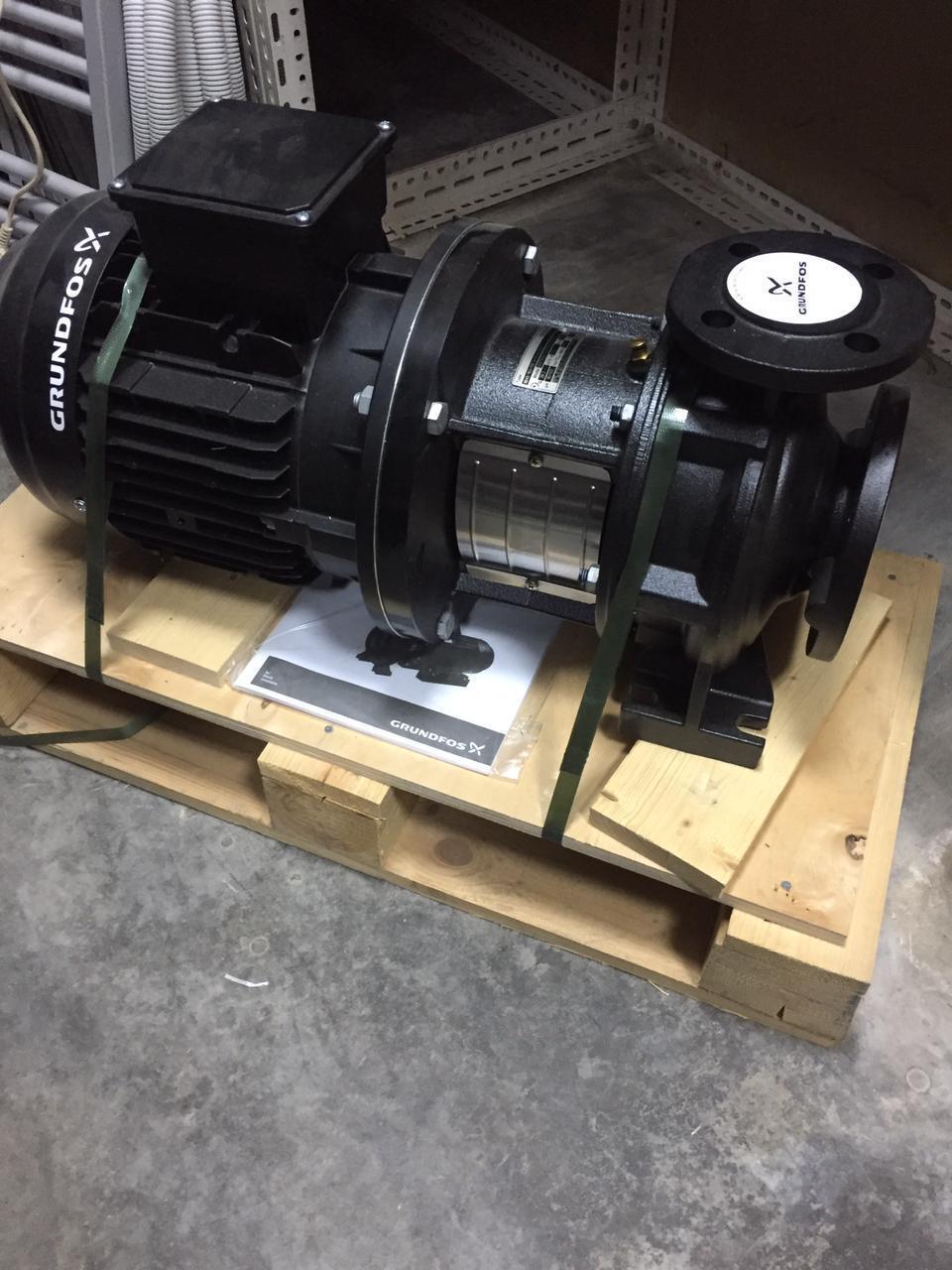 Насос промышленный Grundfos NB 40-160/158 BAQE, 5,5 кВт, 3х400 В, 2900 об/мин, чугун