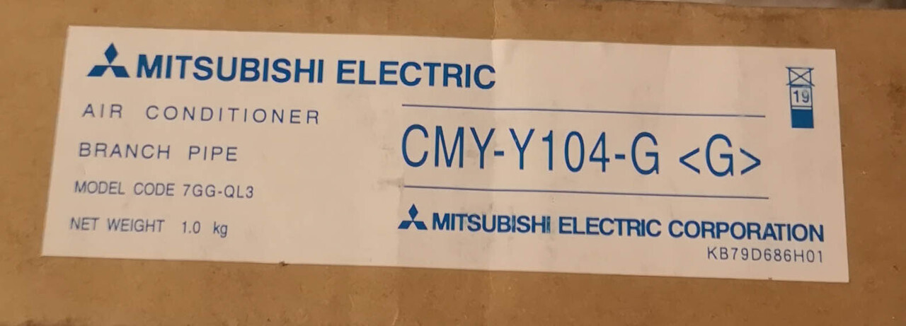 Разветвитель хладагента Mitsubishi Electric CMY-Y104-G