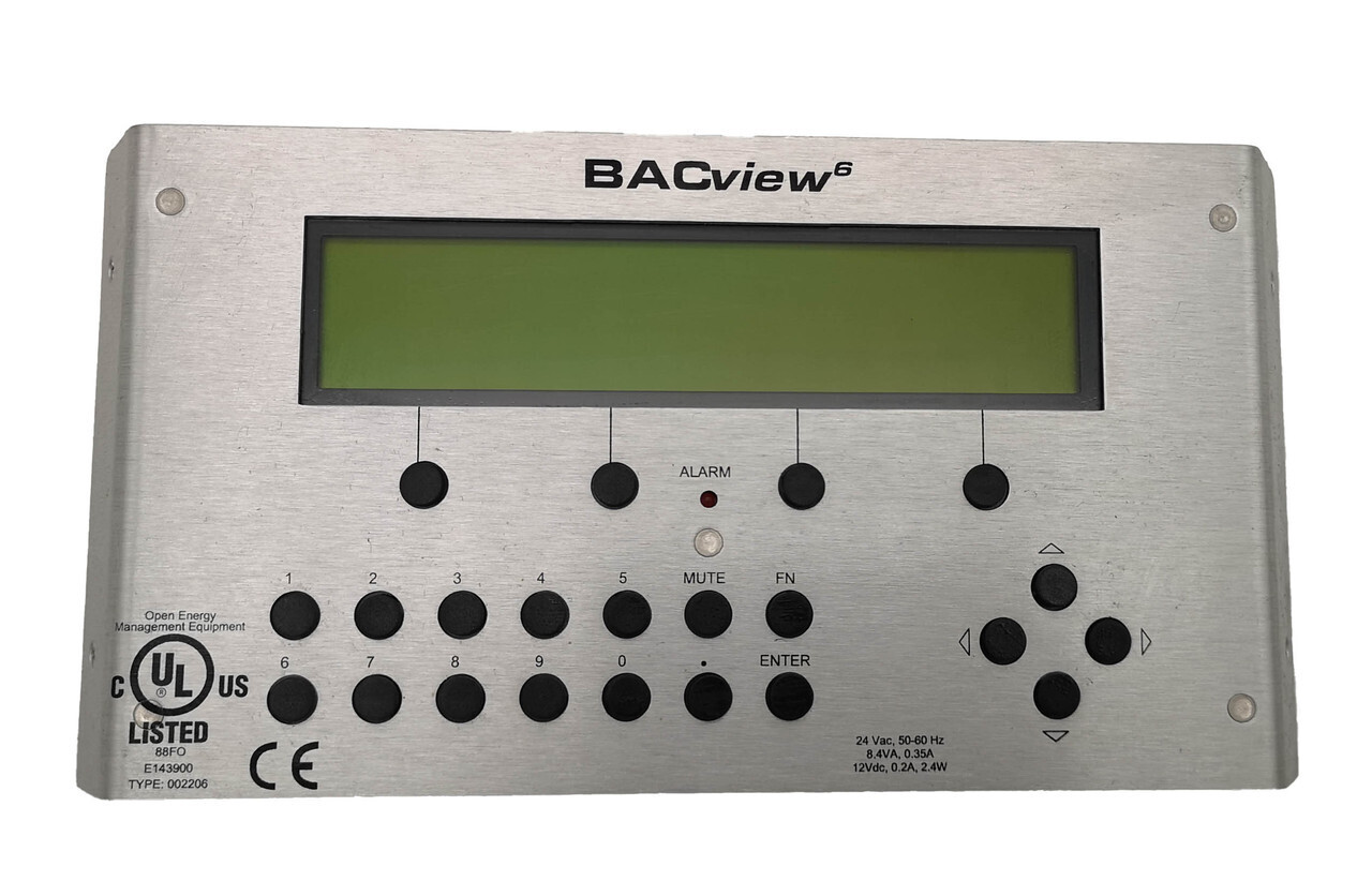 Пульт панель оператора с дисплеем Automated Logic 02206 BACview 6 Carrier E143900