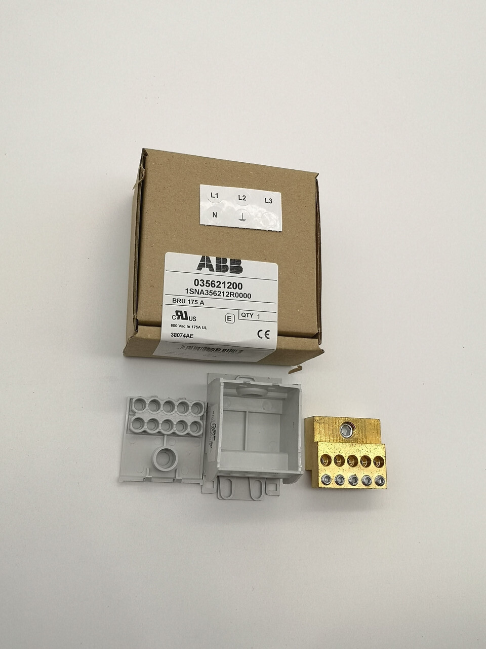 Распределительный блок ABB BRU175A 175A 1-полюсный, 1SNA356212R0000