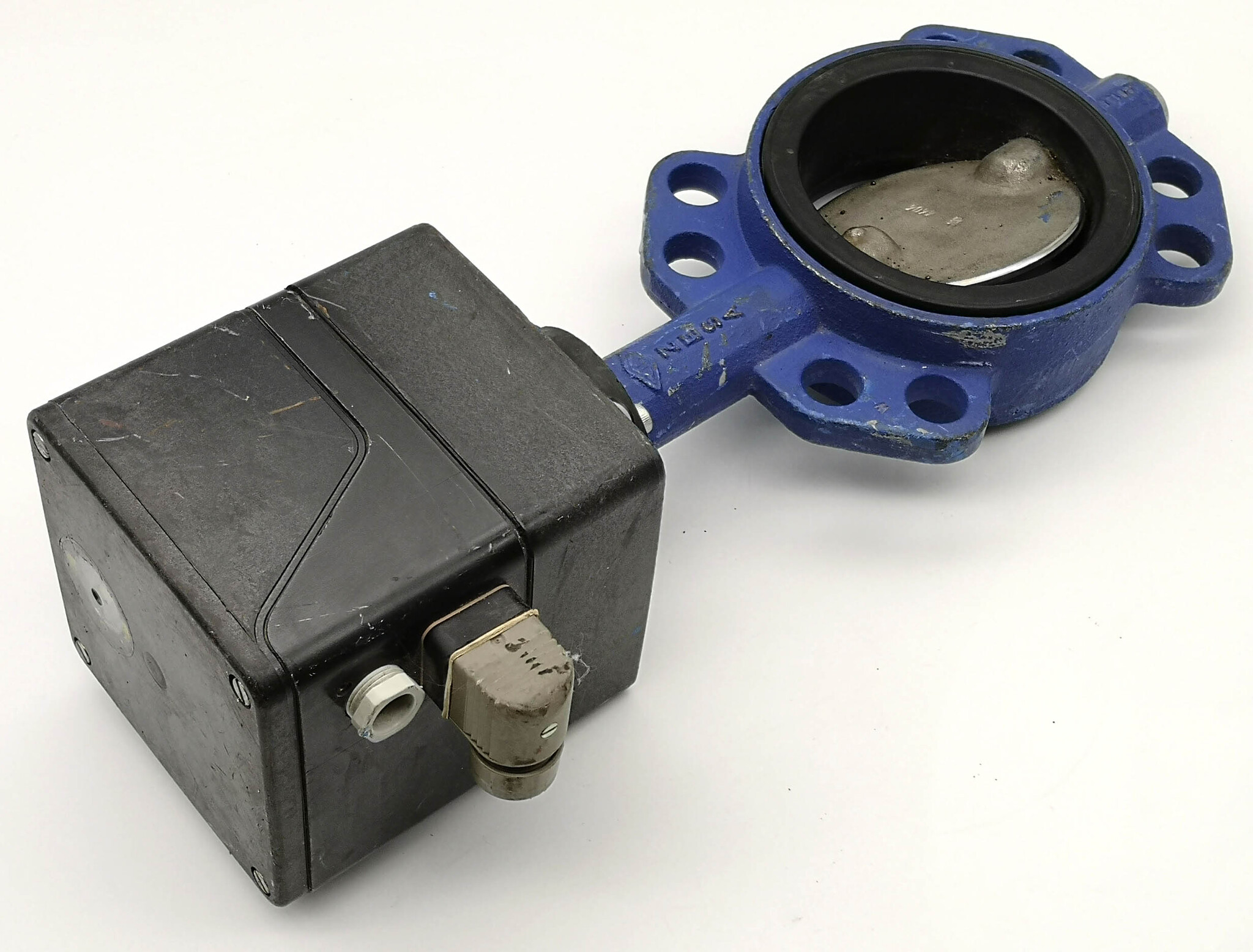 Заслонка ARI-ZESA ду100 dn100 мм с эл/приводом Burkert