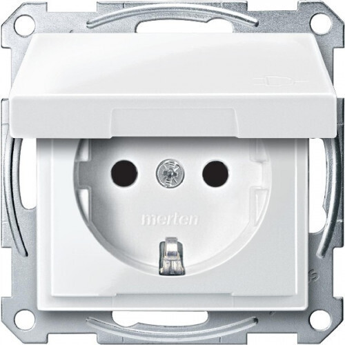 Мех-М Розетки С Крышк. З/К, С/Ш Ip 44, 220В Mtn2310-0319 Schneider Electric