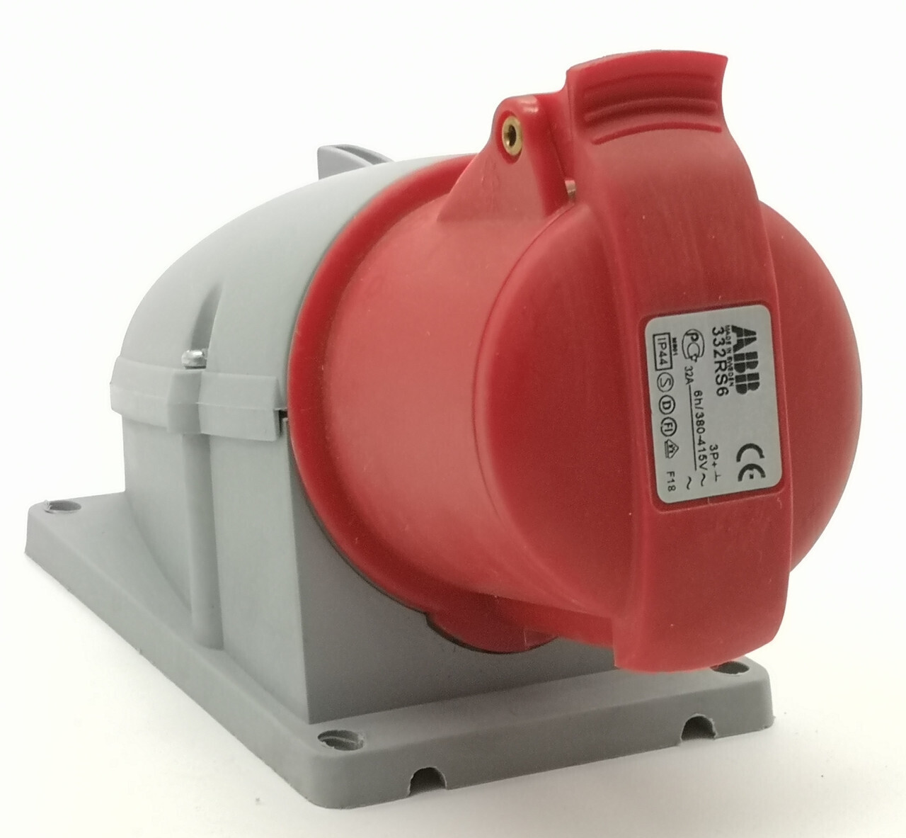 Розетка для монтажа на поверхность 32A, 3P+E, IP44, 380В ABB CEW 332 RS6 2CMA193130R1000