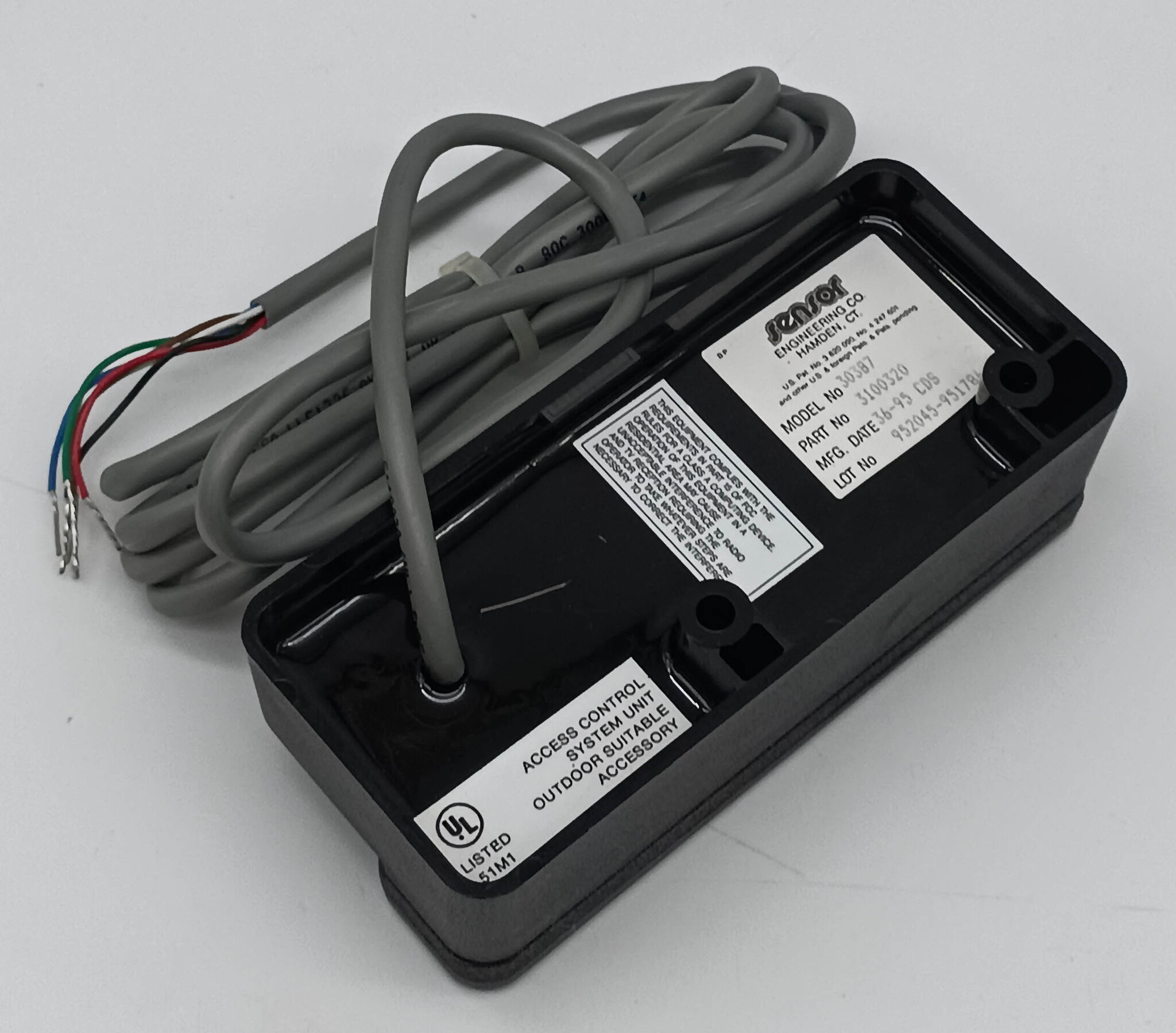 Считыватель для пластиковых карт SENSOR ENGINEERING CO. HAMDEN, CT. 30387 (3100320)