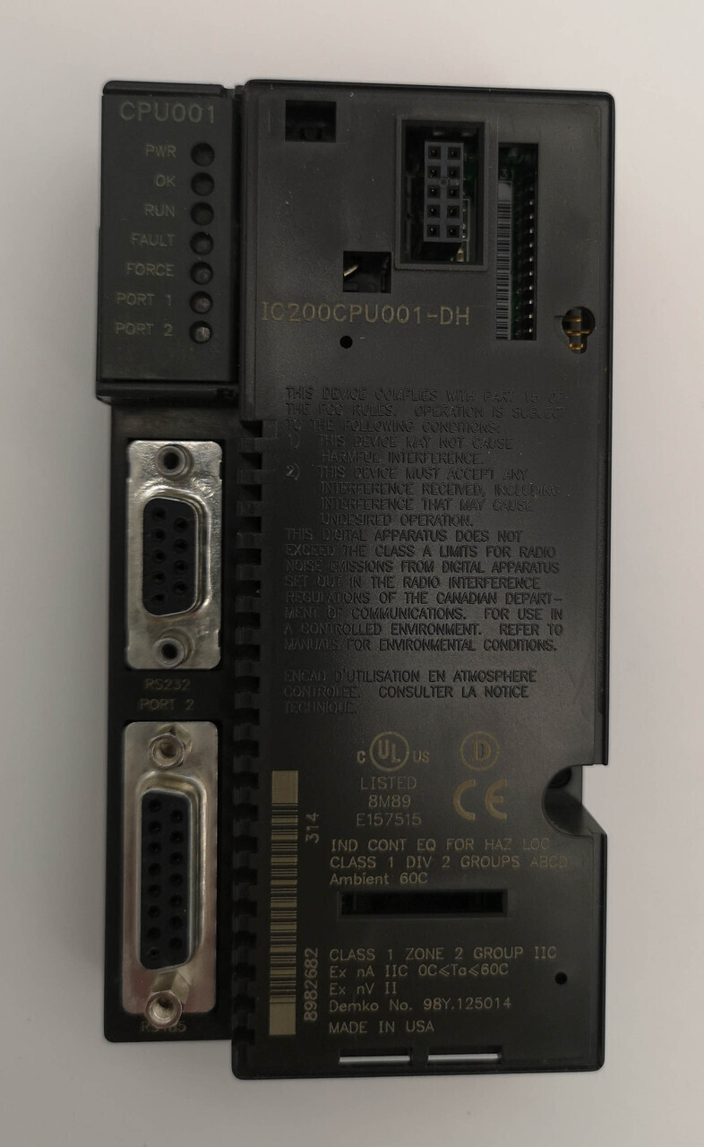Контроллер VersaMax IC200CPU001-dh (CPU001)