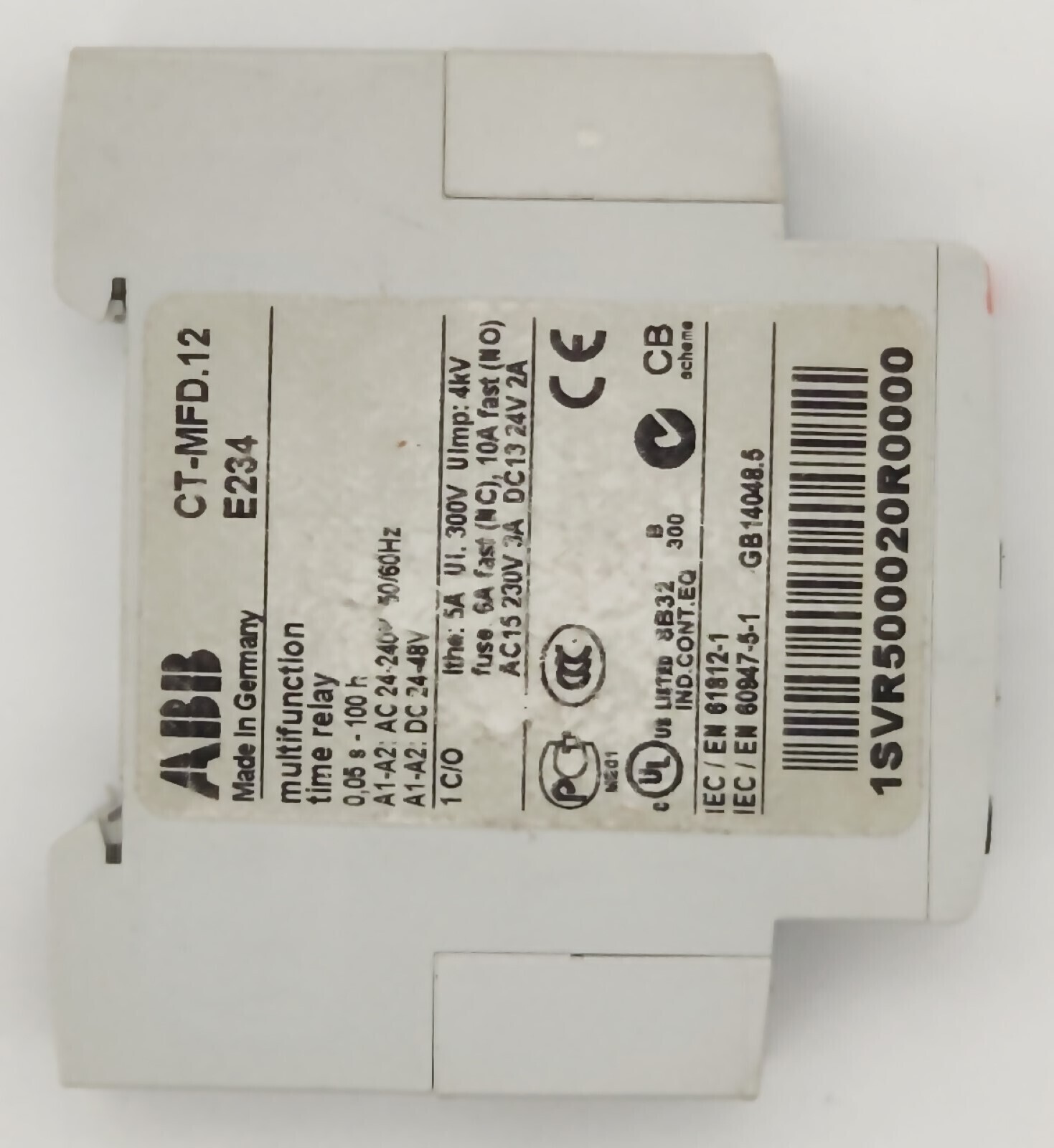 Реле времени ABB E234 CT-MFD 0.05с-100ч 1SVR500020R0000