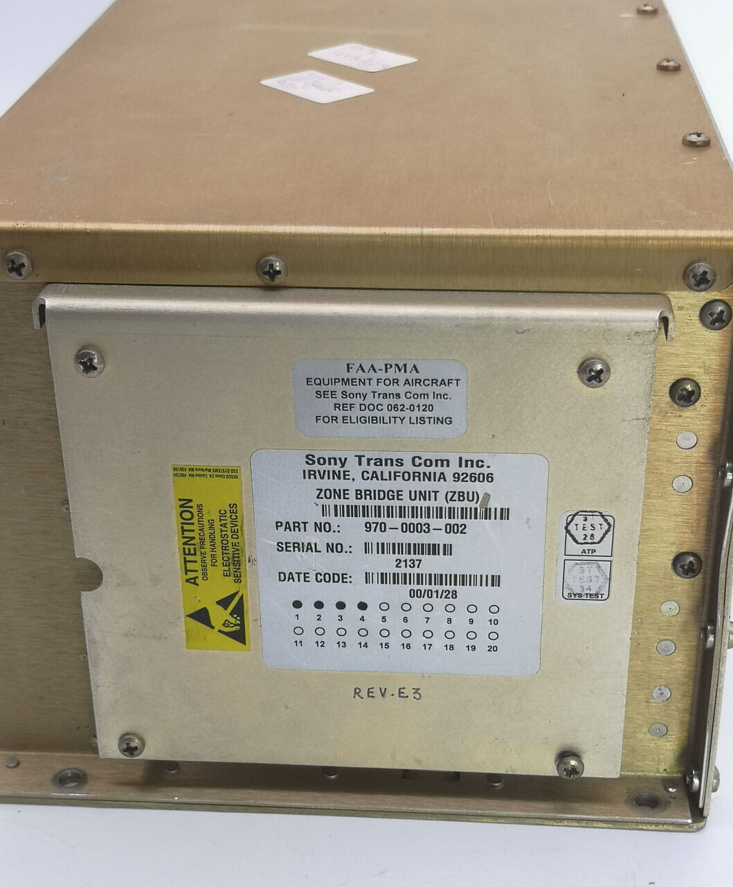 ZONE BRIDGE UNIT(ZBU) 970-0003-002