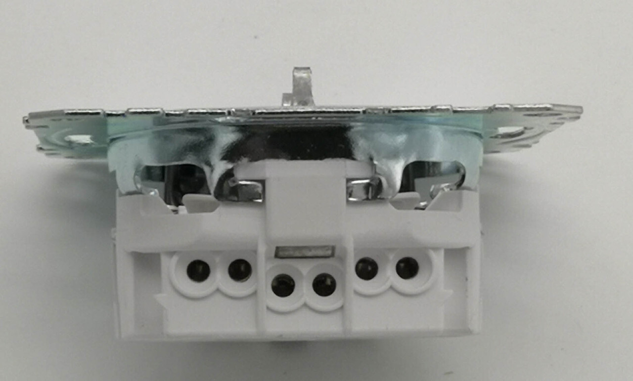 Мех.Роз.Schuko С Мод.Светод.Подсв.Бел, 220В Mtn2304-0319 Schneider Electric