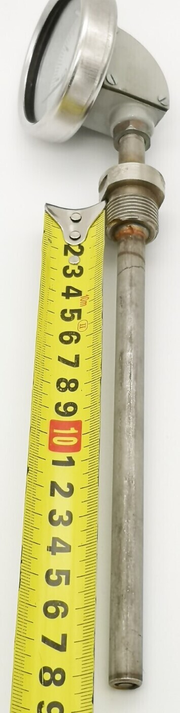 Термометр биметаллический  ТБ-1Р (0+150), 200мм,G1/2, 1.5 радиальный
