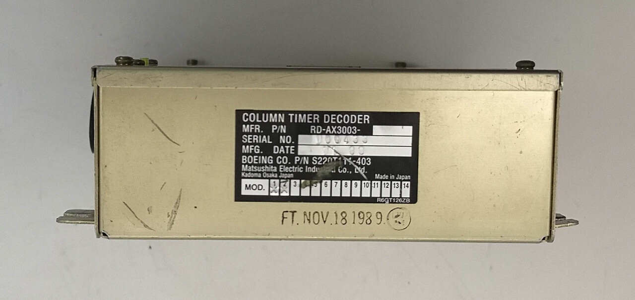 Column timer decoder RD-AX3003