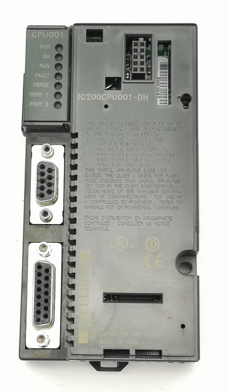 Контроллер VersaMax IC200CPU001-dh (CPU001)
