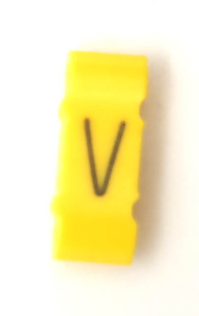 Маркер кабельный сеч. 4 х 11,3мм Weidmuller CLI M 2-4 GE/SW V MP 1733651681 (100 шт.)