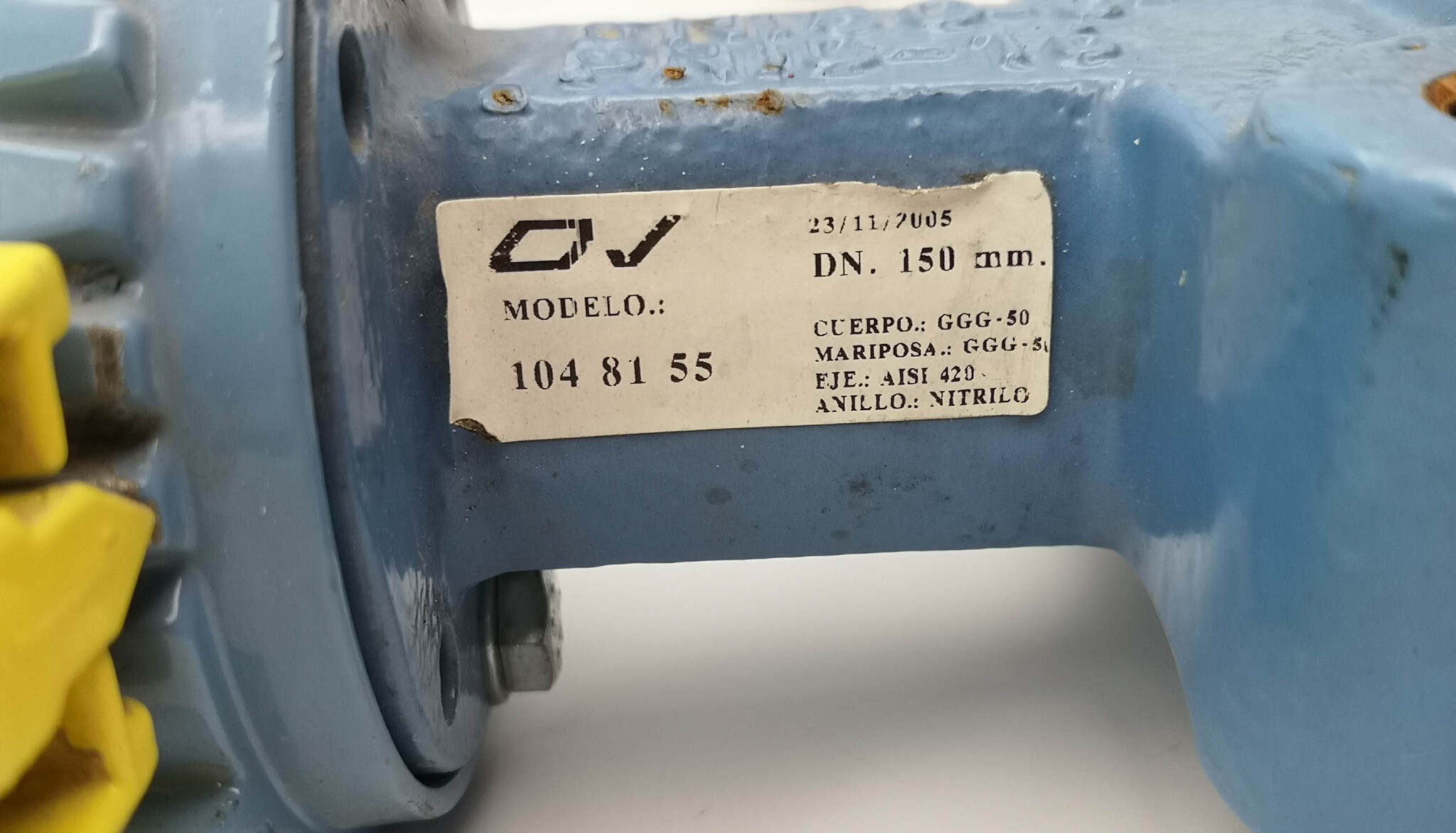 Заслонка DN 150 OVENTROP 1048155