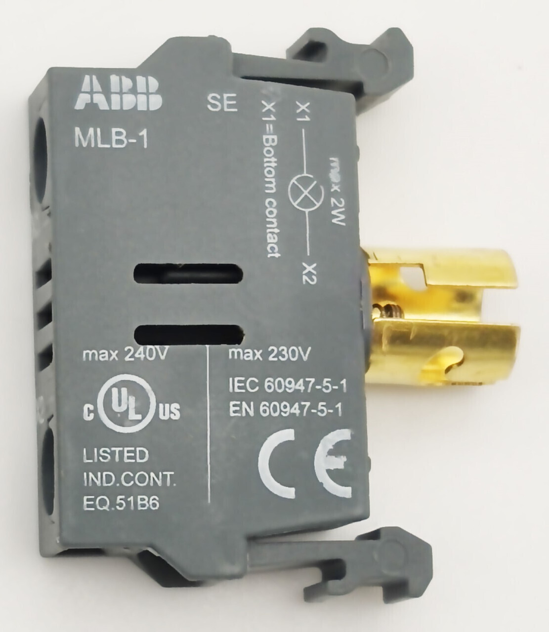 Патрон для лампы с цоколем ABB MLB-1 1SFA611620R1001