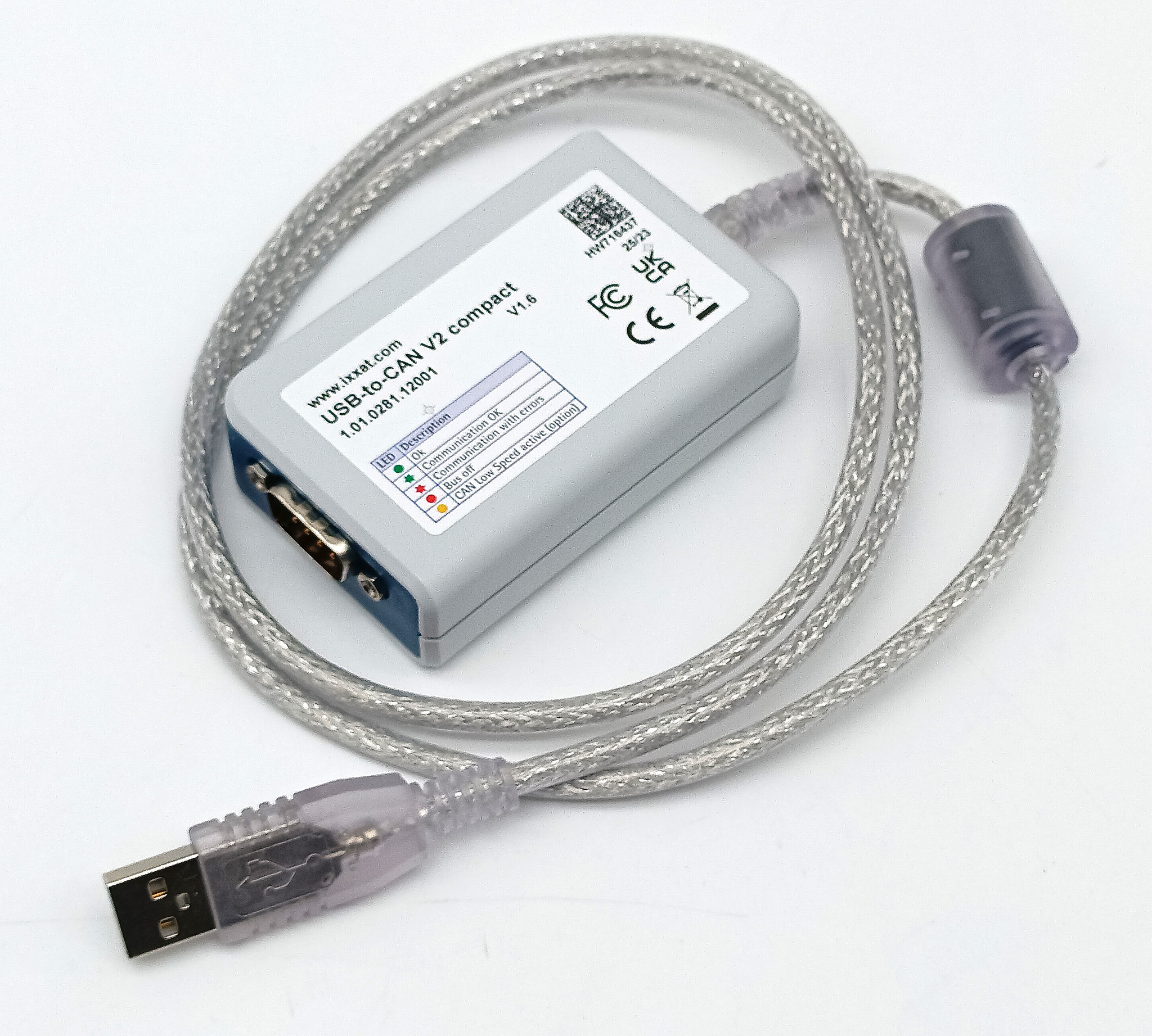 Активный USB интерфейс Ixxat HMS USB-to-CAN V2 compact 1.01.0281.12001 v.1.6