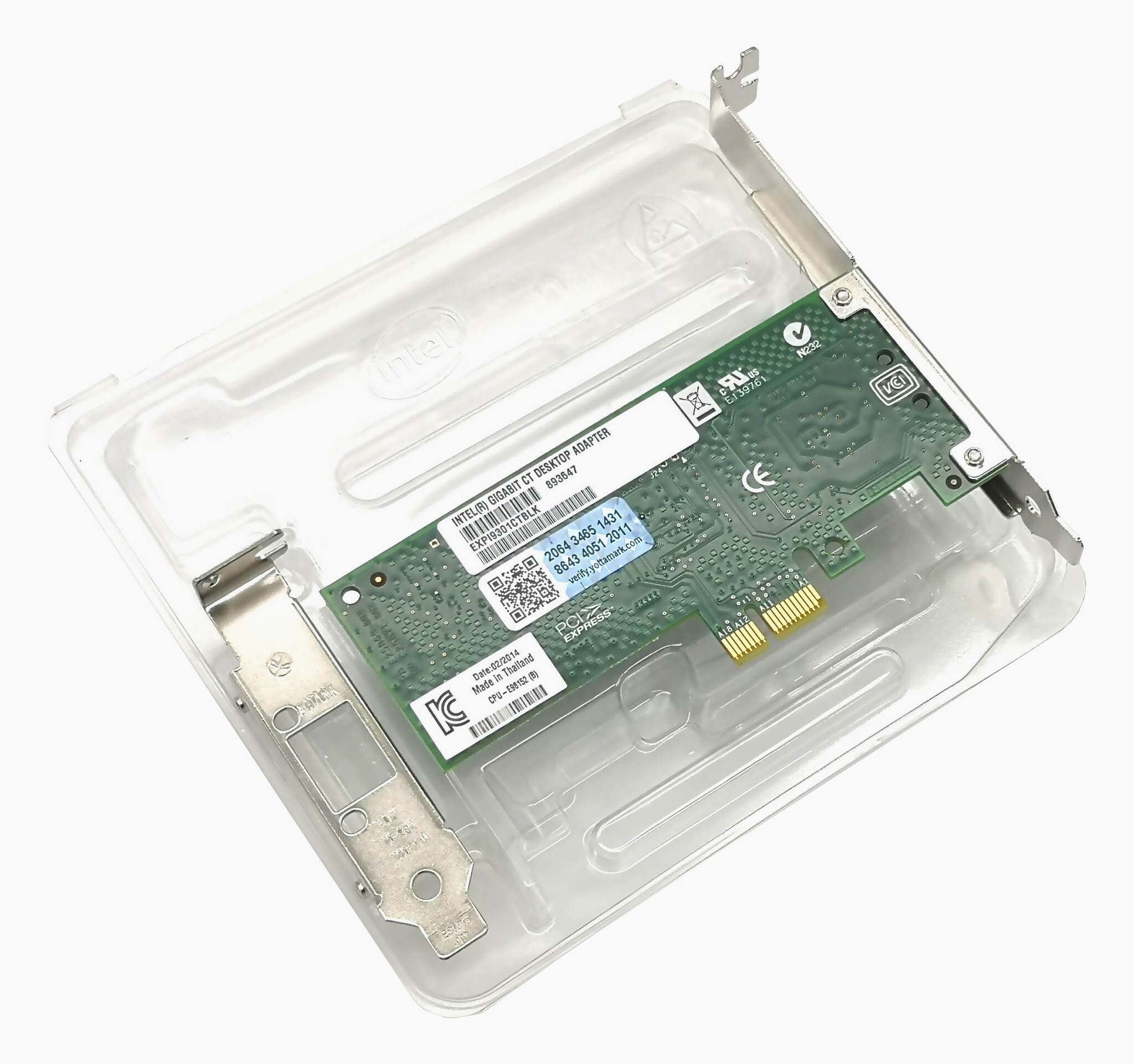 Сетевая карта Intel Gigabit(R) CT DESKTOP ADAPTER EXPI9301CTBLK