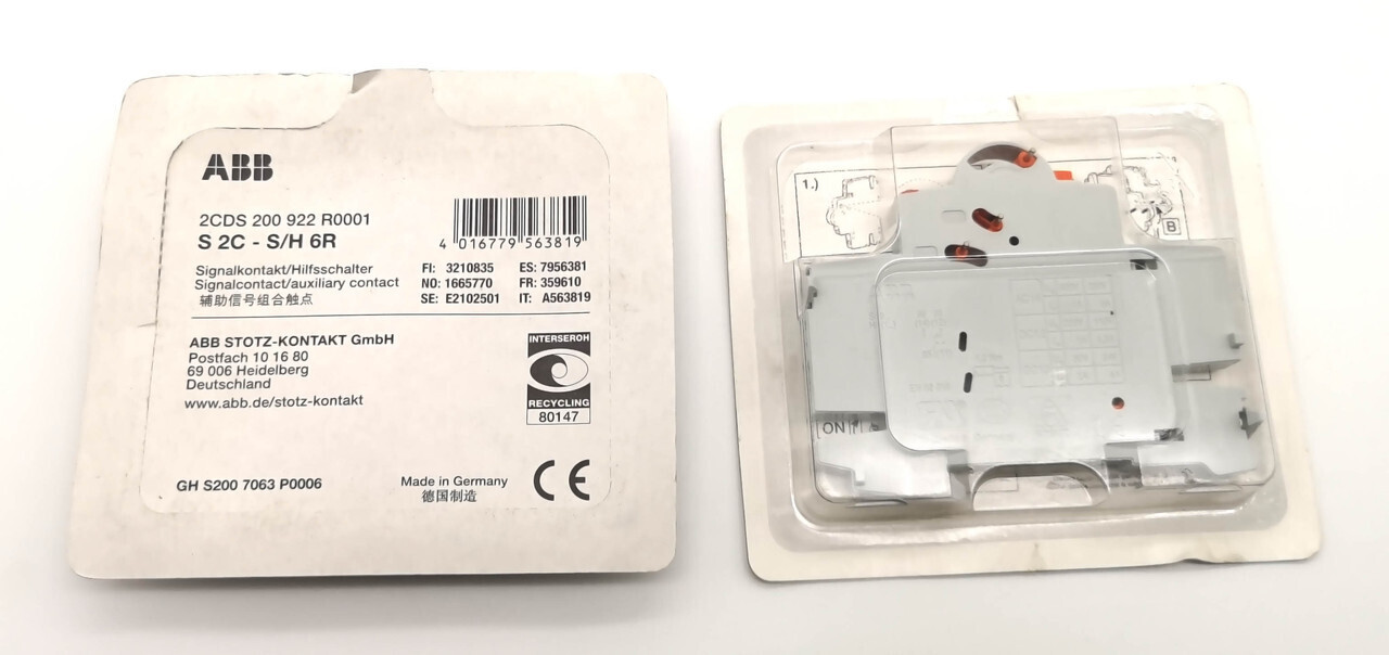Доп контакт для S200 ABB S2C-S/H6R, 2CDS200922R0001