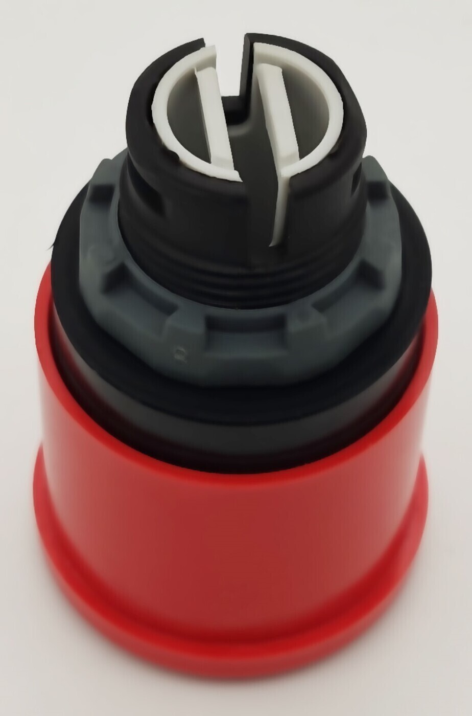 Корпус кнопки красной стоп ABB MPMT4-10R 1SFC151286V0001 с кожухом жёлтым CA1-8053 1SFC151282F0001