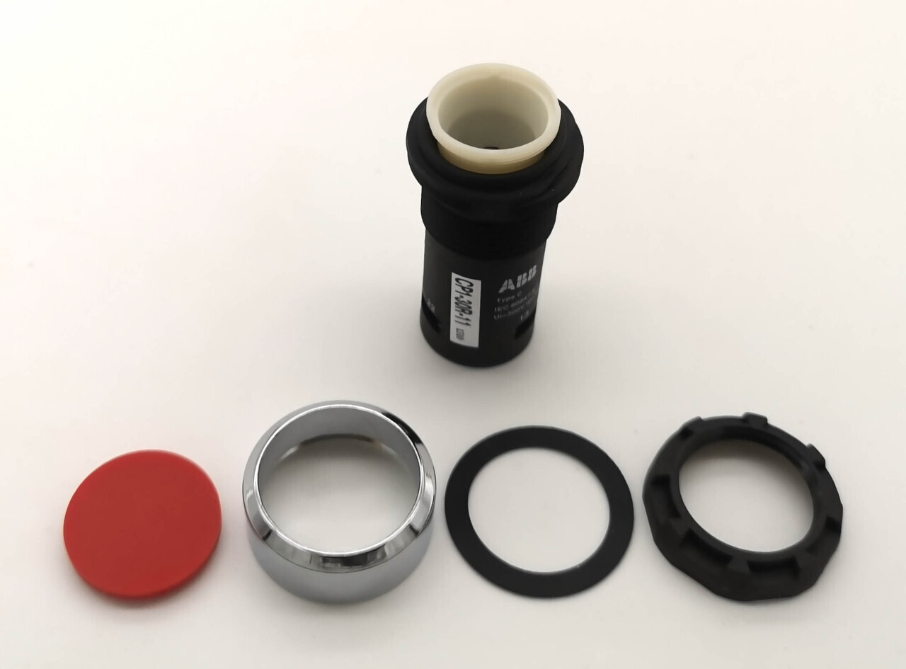 Кнопка красная без фиксации ABB CP1-30R-11, 1НО+1НЗ   1SFA619100R3071