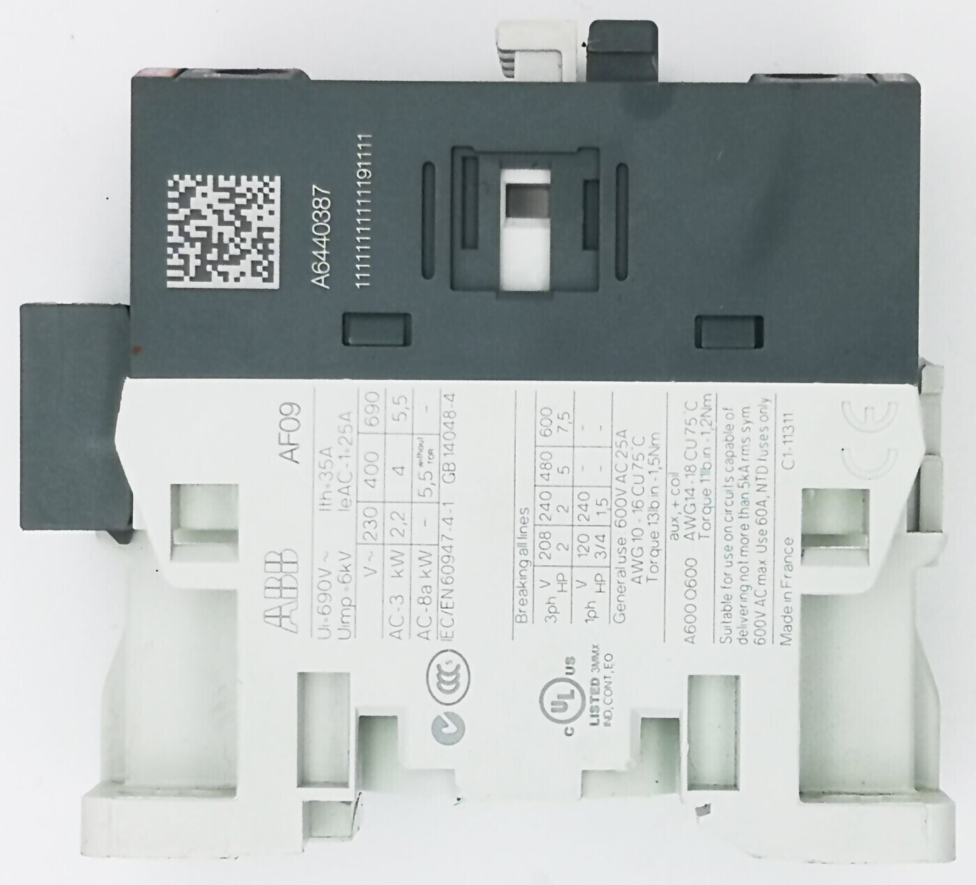 Контактор ABB AF09-30-10-13 1SBL137001R1310